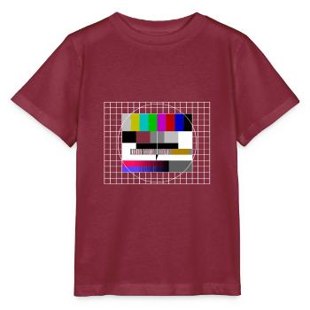Image d’essai Rétro Vintage - T-shirt bio MINI CREATOR Stanley/Stella Enfant - bordeaux - Devant - Kain (125cm)