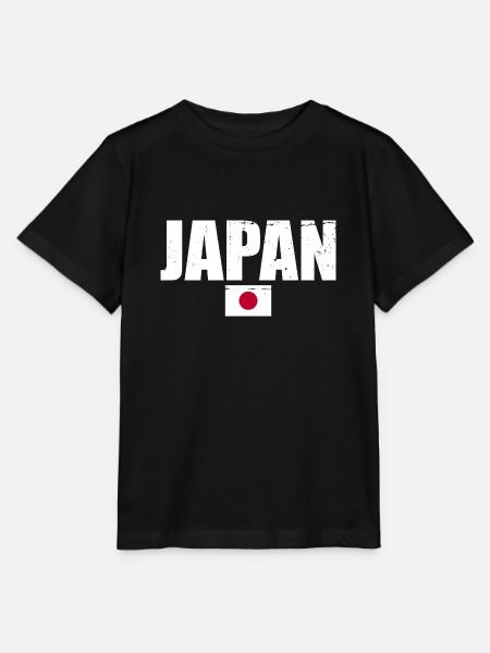 Japan Japanische Flagge Japaner - Stanley/Stella Kinder T-Shirt MINI CREATOR  - Schwarz