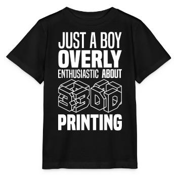 3D Printing - Stanley/Stella MINI CREATOR Kids’ T-Shirt - black - Front - Mikhail (115cm)