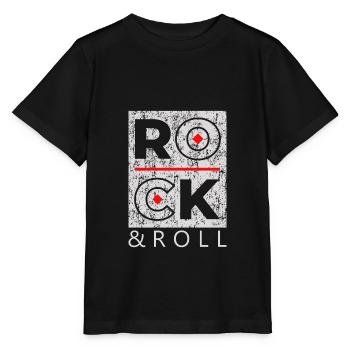 Rock & Roll Rock N Roll Rock AND Roll - T-shirt bio MINI CREATOR Stanley/Stella Enfant - noir - Devant - Mikhail (115cm)