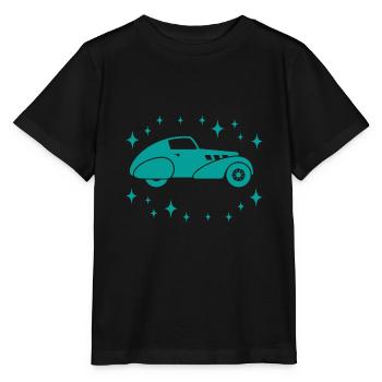 Auto - Oldtimer - Nostalgisch Fahrzeuge - Stanley/Stella Kinder T-Shirt MINI CREATOR  - Schwarz - Vorne - Mikhail (115cm)