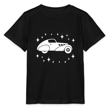 Oldtimer - Auto Nostalgisch Fahrzeuge - Stanley/Stella Kinder T-Shirt MINI CREATOR  - Schwarz - Vorne - Mikhail (115cm)