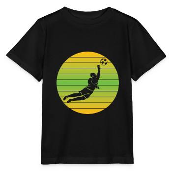 Goalkeeper Vintage Football Goalkeeper Retro Goalkeeper - Stanley/Stella MINI CREATOR Kids’ T-Shirt - black - Front - Mikhail (115cm)