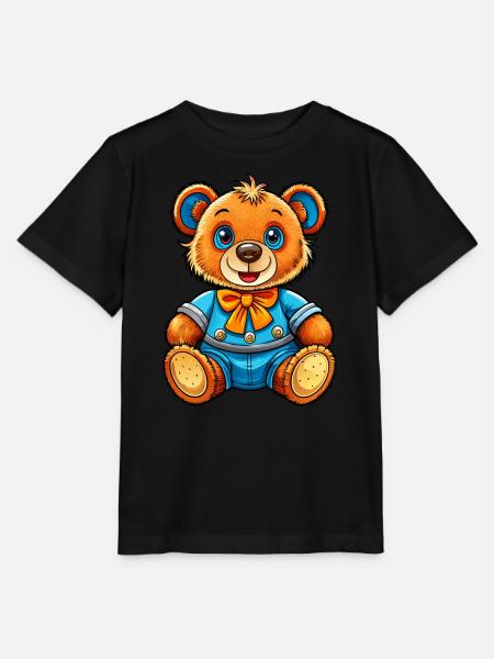 Schmucker Teddy - Stanley/Stella Kinder T-Shirt MINI CREATOR - Schwarz