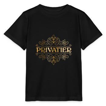 Privatier - the dream job - Stanley/Stella MINI CREATOR Kids’ T-Shirt - black - Front - Mikhail (115cm)