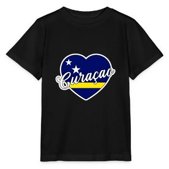 Curaçao - Stanley/Stella Kinder T-Shirt MINI CREATOR  - Schwarz - Vorne - Mikhail (115cm)