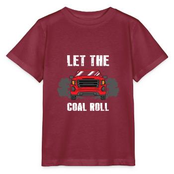 Conception de rouleaux en carbone pour les conducteurs diesel - T-shirt bio MINI CREATOR Stanley/Stella Enfant - bordeaux - Devant - Kain (125cm)