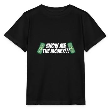 Show Money Design für gut verdienende Berufstätige - Stanley/Stella Kinder T-Shirt MINI CREATOR  - Schwarz - Vorne - Mikhail (115cm)