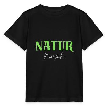 Nature Personnes Responsabilité environnementale Vivre de manière durable - T-shirt bio MINI CREATOR Stanley/Stella Enfant - noir - Devant - Mikhail (115cm)