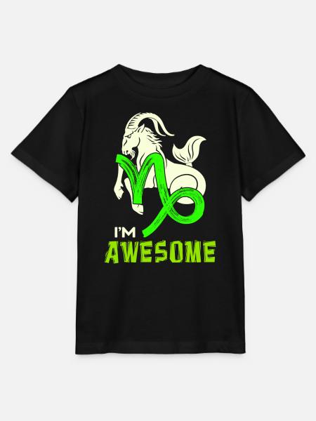 Cool Steinbock Statement Tierkreiszeichen Esoterik - Stanley/Stella Kinder T-Shirt MINI CREATOR - Schwarz