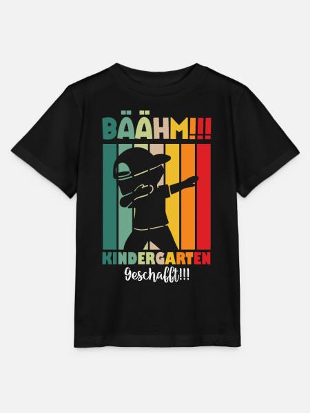 Kindergarten Geschafft Einschulung Kita Abgänger - Stanley/Stella Kinder T-Shirt MINI CREATOR  - Schwarz