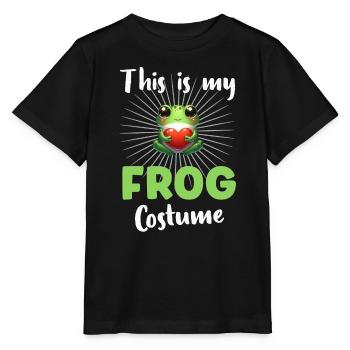 Frog Frogs - Stanley/Stella MINI CREATOR Kids’ T-Shirt - black - Front - Mikhail (115cm)