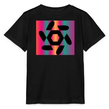 DESIGN. ART. GEEK. VINTAGE. GRAPHIQUE. MANGA. ASIE - T-shirt bio MINI CREATOR Stanley/Stella Enfant - noir - Devant - Mikhail (115cm)