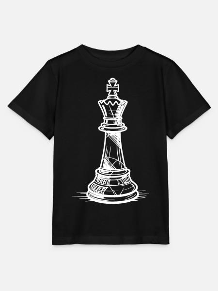 Schachfigur Skizze - Stanley/Stella Kinder T-Shirt MINI CREATOR  - Schwarz