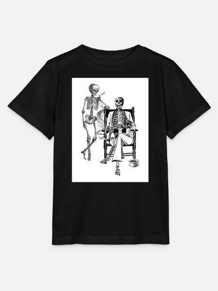 Skelett - Stanley/Stella Kinder T-Shirt MINI CREATOR - Schwarz