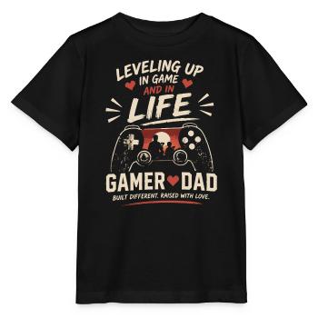 Gamer Dad: Level up in Game und Leben - Stanley/Stella Kinder T-Shirt MINI CREATOR  - Schwarz - Vorne - Mikhail (115cm)