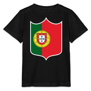 Portugal - Stanley/Stella Kinder T-Shirt MINI CREATOR  - Schwarz - Vorne - Mikhail (115cm)