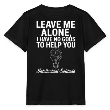 Ampoule de la solitude intellectuelle - T-shirt bio MINI CREATOR Stanley/Stella Enfant - noir - Devant - Mikhail (115cm)