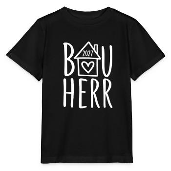 Bauherr 2027 - Stanley/Stella Kinder T-Shirt MINI CREATOR  - Schwarz - Vorne - Mikhail (115cm)