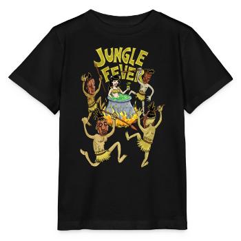 jungle fever - T-shirt bio MINI CREATOR Stanley/Stella Enfant - noir - Devant - Mikhail (115cm)