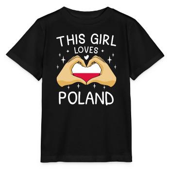 Pologne Drapeau utilisé Look Polska Drapeau polonais - T-shirt bio MINI CREATOR Stanley/Stella Enfant - noir - Devant - Mikhail (115cm)