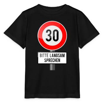 30 années protègent lentement - T-shirt bio MINI CREATOR Stanley/Stella Enfant - noir - Devant - Mikhail (115cm)