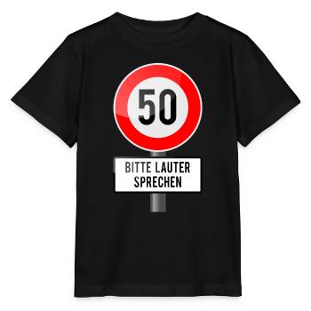50 années protègent plus fort - T-shirt bio MINI CREATOR Stanley/Stella Enfant - noir - Devant - Mikhail (115cm)