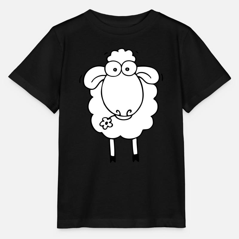 Schaf weiss - Stanley/Stella Kinder T-Shirt MINI CREATOR - Schwarz