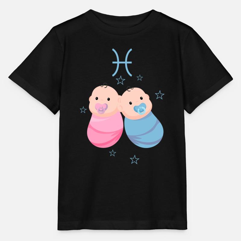 Zwilling - Stanley/Stella Kinder T-Shirt MINI CREATOR - Schwarz