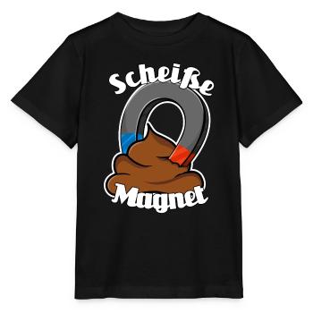Scheißemagnet - Stanley/Stella Kinder T-Shirt MINI CREATOR  - Schwarz - Vorne - Mikhail (115cm)