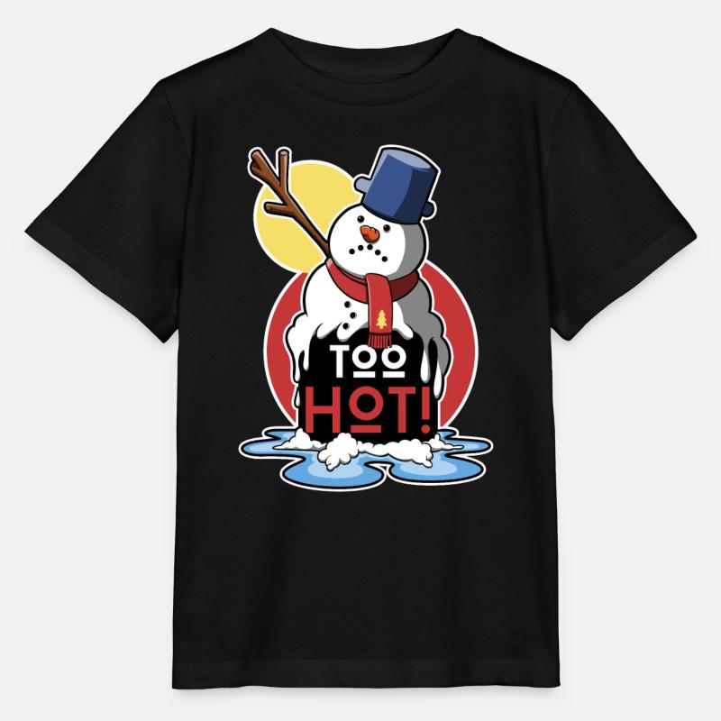 Trop chaud ver.2 - T-shirt bio MINI CREATOR Stanley/Stella Enfant - noir