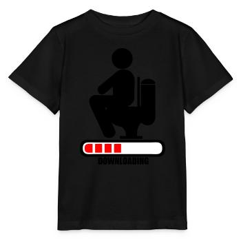 Scheiß Toilettenkot Laden der Bar - Stanley/Stella Kinder T-Shirt MINI CREATOR  - Schwarz - Vorne - Mikhail (115cm)
