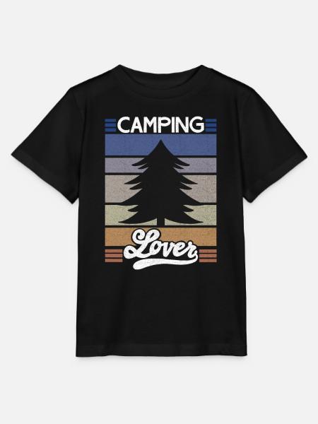 Camper Spruch Camping Lover - Stanley/Stella Kinder T-Shirt MINI CREATOR - Schwarz