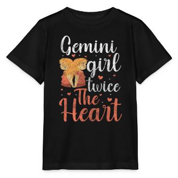 Zwilling Tierkreiszeichen Geburtstag Konstellation - Stanley/Stella Kinder T-Shirt MINI CREATOR  - Schwarz - Vorne - Mikhail (115cm)