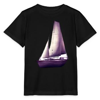 Voilier Voilier Voilier Voilier Marin - T-shirt bio MINI CREATOR Stanley/Stella Enfant - noir - Devant - Mikhail (115cm)