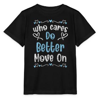 Attitude rebelle envers la devise de la vie - T-shirt bio MINI CREATOR Stanley/Stella Enfant - noir - Devant - Mikhail (115cm)