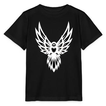 Adler - Stanley/Stella Kinder T-Shirt MINI CREATOR  - Schwarz - Vorne - Mikhail (115cm)