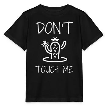 Ne me touche pas - T-shirt bio MINI CREATOR Stanley/Stella Enfant - noir - Devant - Mikhail (115cm)