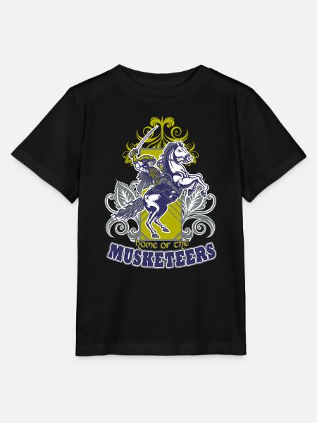 Musketiere - Stanley/Stella Kinder T-Shirt MINI CREATOR  - Schwarz