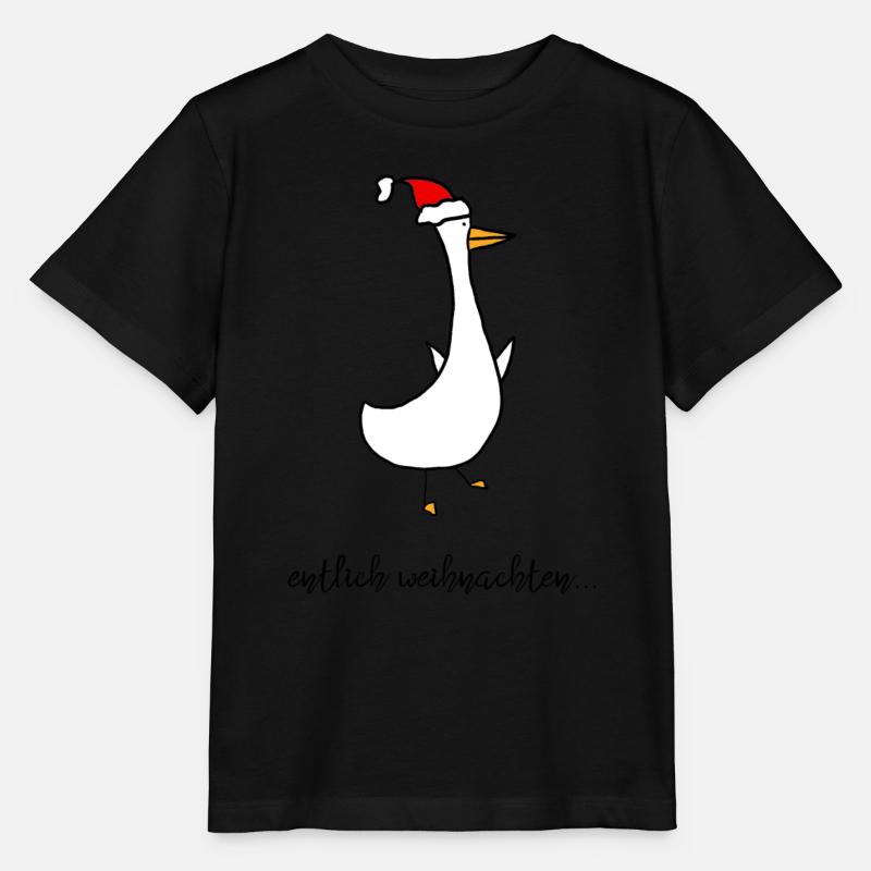 Noël de l’Entlich - T-shirt bio MINI CREATOR Stanley/Stella Enfant - noir