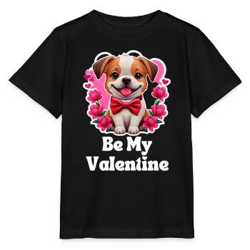 Be My Valentine - Stanley/Stella MINI CREATOR Kids’ T-Shirt - black - Front - Mikhail (115cm)