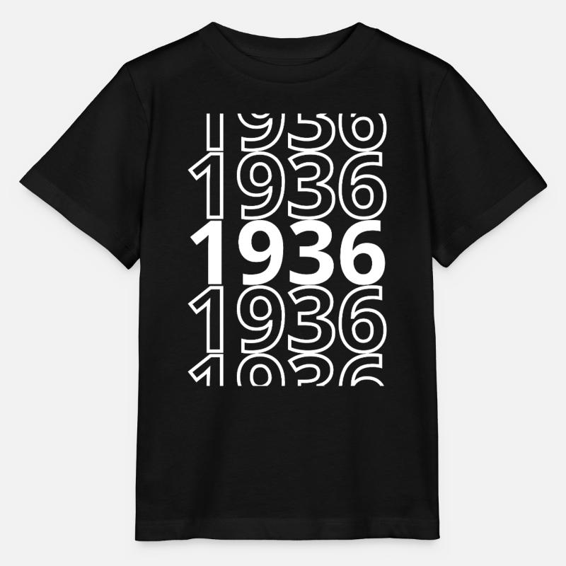 1936 1936 1936 - Stanley/Stella Kinder T-Shirt MINI CREATOR  - Schwarz