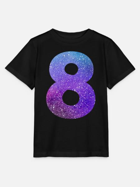 Galaxie Nummer 8 - Stanley/Stella Kinder T-Shirt MINI CREATOR - Schwarz