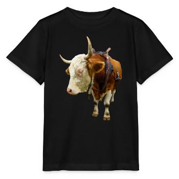viande de vache vache boeuf d'un animal - T-shirt bio MINI CREATOR Stanley/Stella Enfant - noir - Devant - Mikhail (115cm)