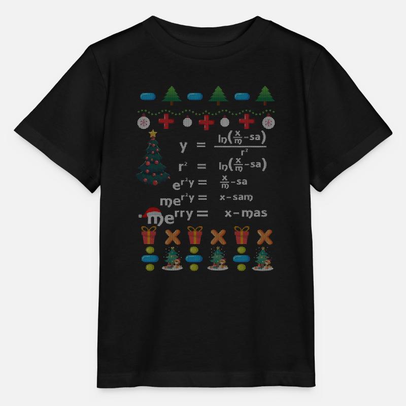 Mathematiker Geschenk Weihnachten Formel Nerd - Stanley/Stella Kinder T-Shirt MINI CREATOR  - Schwarz