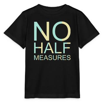 Grafik ohne halbe Maße - Stanley/Stella Kinder T-Shirt MINI CREATOR  - Schwarz - Vorne - Mikhail (115cm)