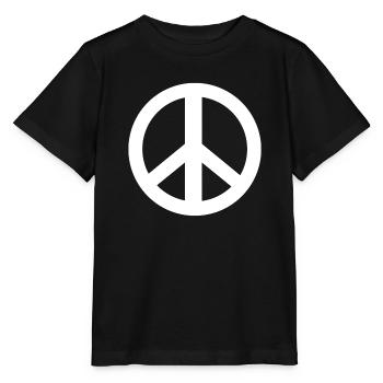 Peace Sign Peace Sign Peace Movement - Stanley/Stella MINI CREATOR Kids’ T-Shirt - black - Front - Mikhail (115cm)