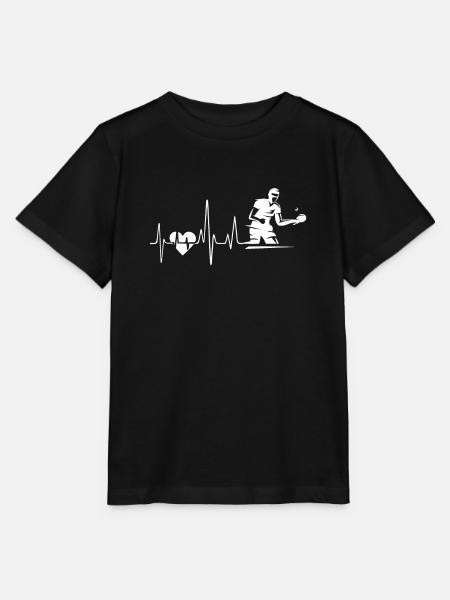 Tennis de table Tennis de table Heartbeat - T-shirt bio MINI CREATOR Stanley/Stella Enfant - noir