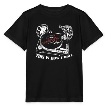 DJ So rollt DJ - Stanley/Stella Kinder T-Shirt MINI CREATOR  - Schwarz - Vorne - Mikhail (115cm)