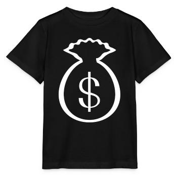 Sac à billets - T-shirt bio MINI CREATOR Stanley/Stella Enfant - noir - Devant - Mikhail (115cm)